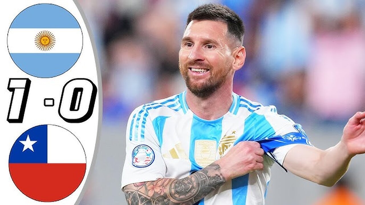 Argentina vs Chile 1-0/Highlights/USA 2024