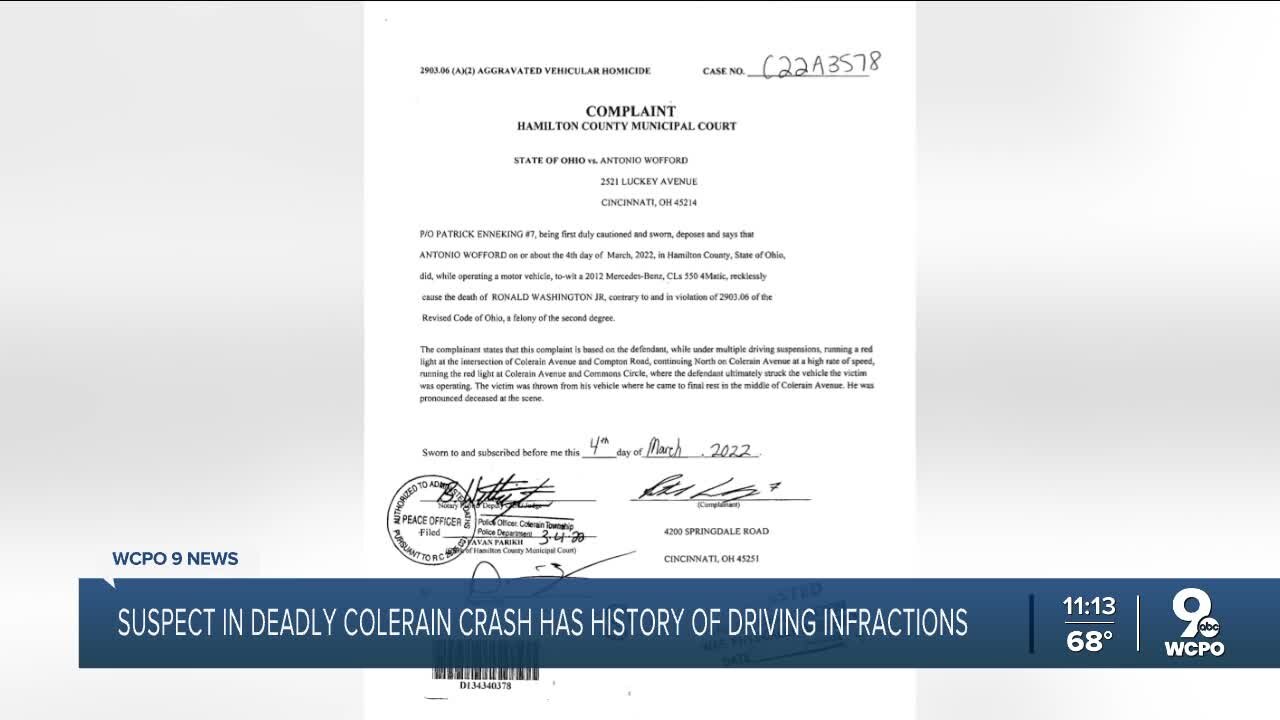 Driver in fatal Colerain crash wasn't supposed to be driving