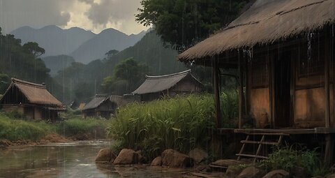 Spiritual Rain Meditation | Insomnia | Study | Focus | Spa | Calming Background Ambience