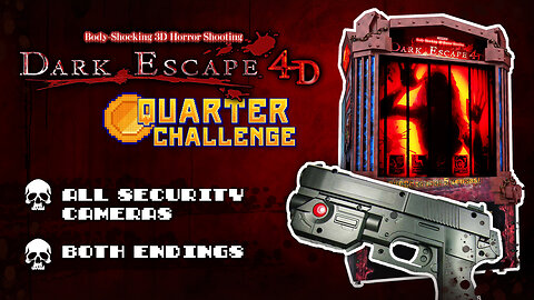 ALL 18 Security Camera Locations + Good & Bad Ending - Full Playthrough Dark Escape 4D Arcade One PC