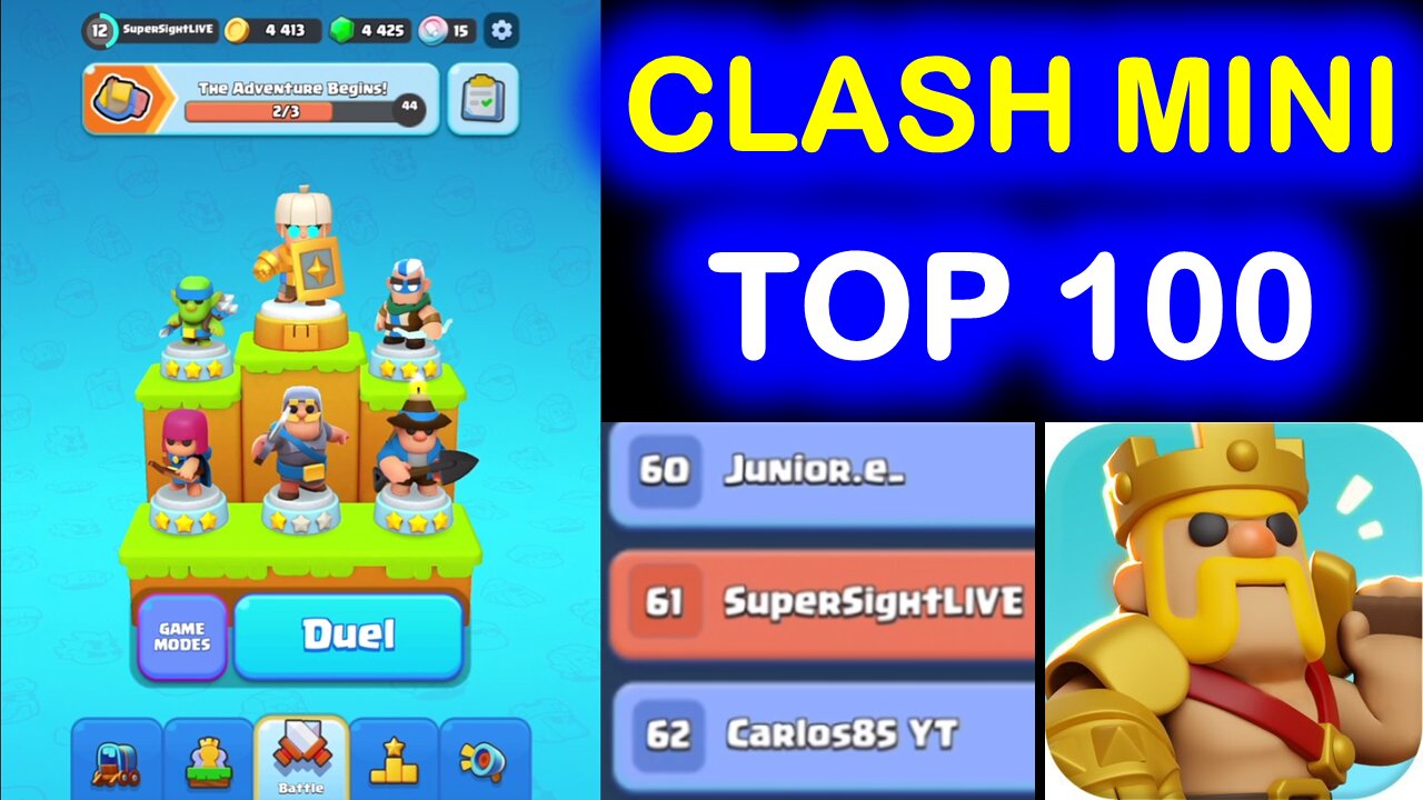 Clash Mini Supercell Game as at 12 Nov 2021! My thoughts as a top 100 player!