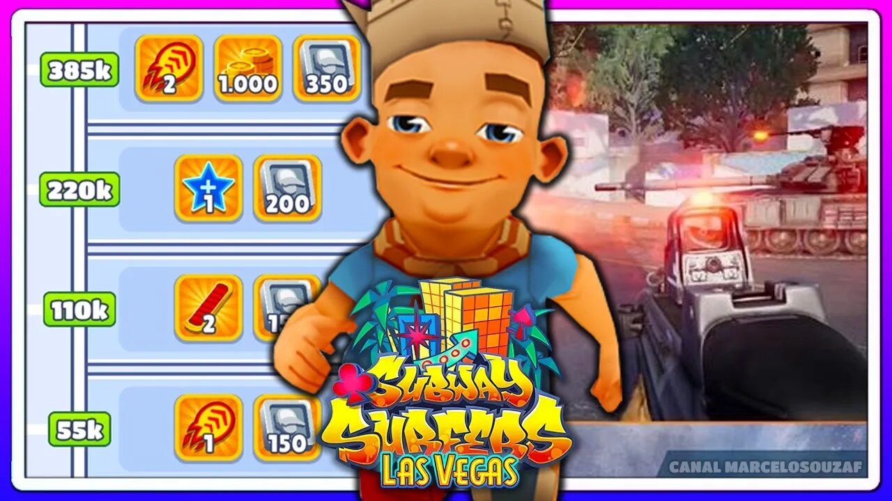 Subway Surfers Las Vegas 2021 | Vazou Tudo sobre o Battlefield Mobile | Recorde com King