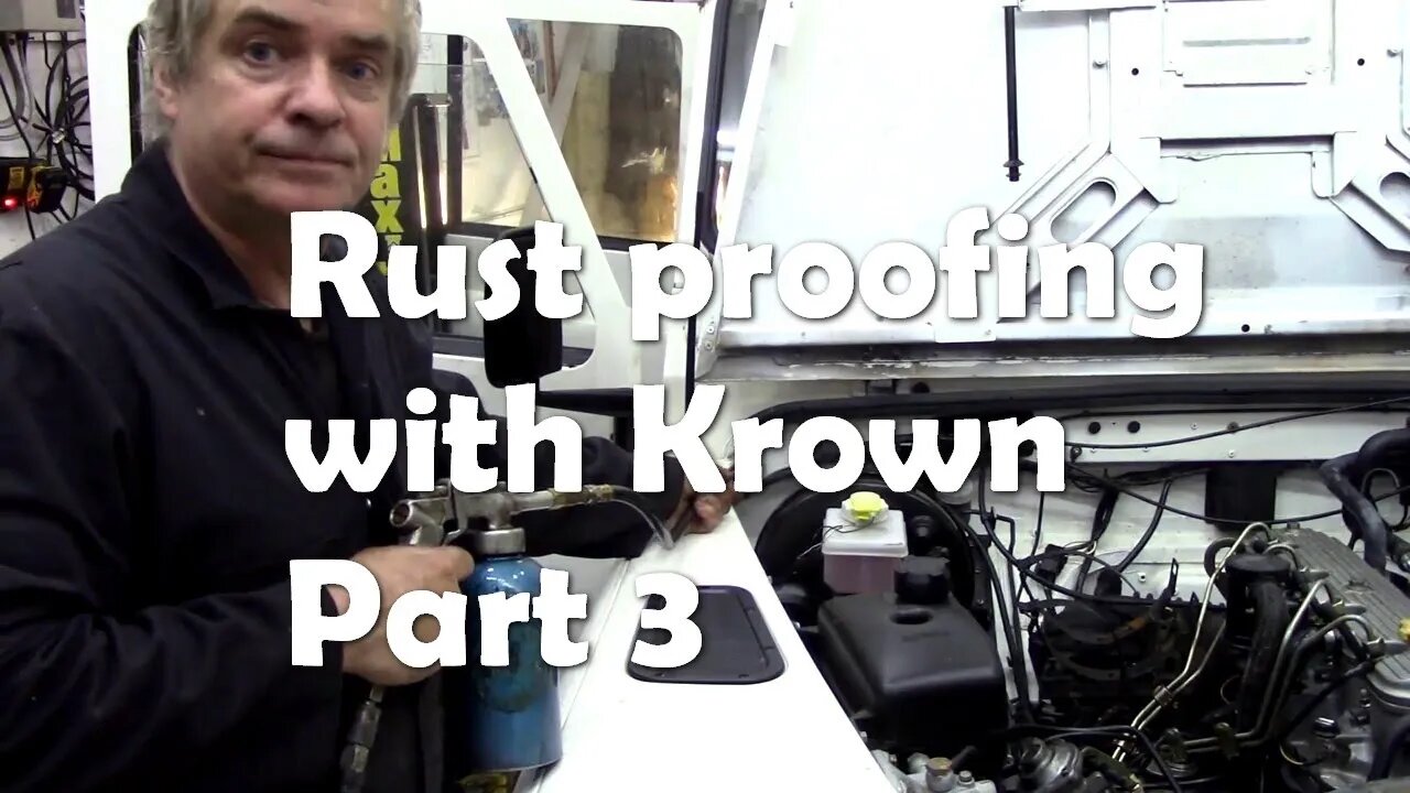 Rustproofing with Krown. Part 3 Doors and body