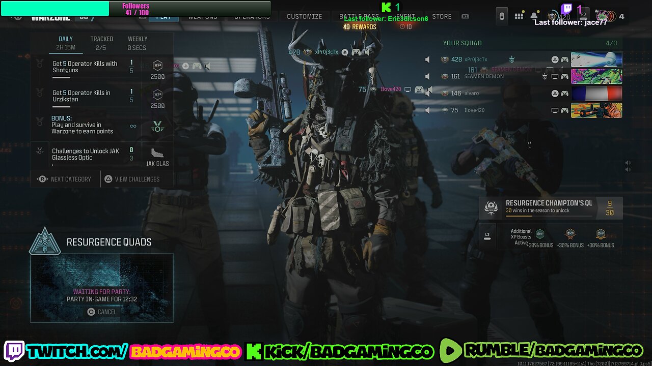 WARZONE SESHHH!|TUNE IN|*CLICK HERE TO WATCH*|JOIN THE CLUB|