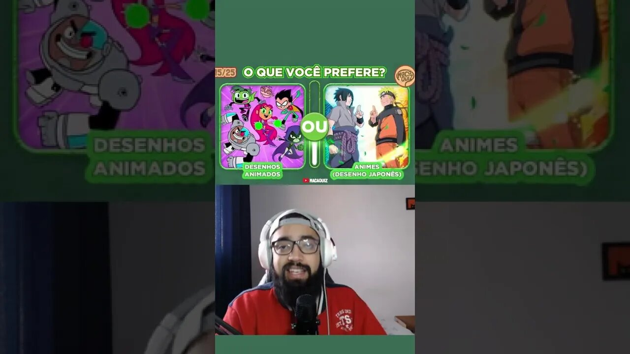 Anime ou Desenhos O que você prefere?