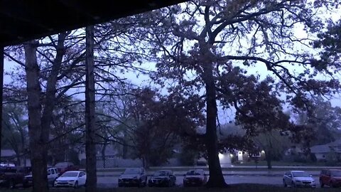 Thunderstorm after midnight Thursday October 22nd 2020