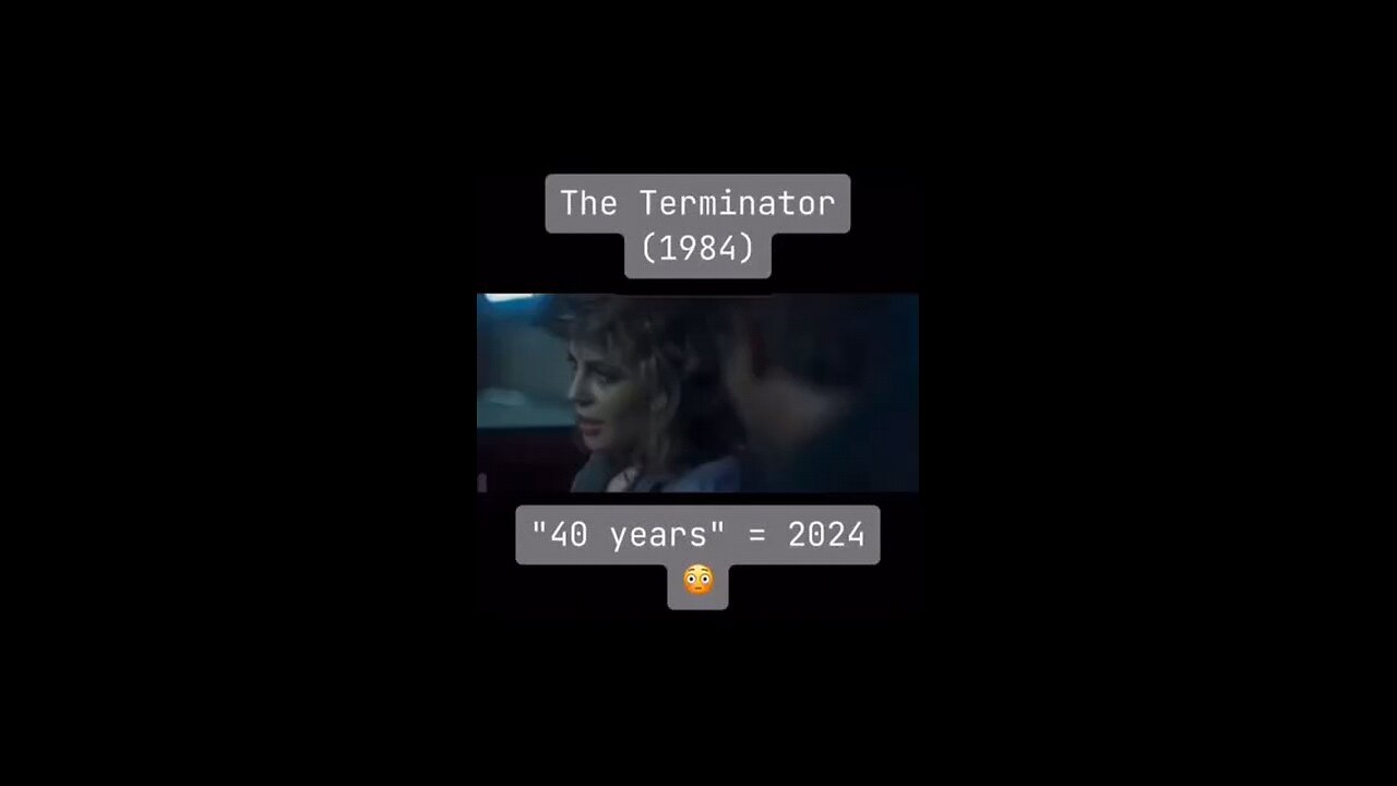 Terminator 1984 40 year Prediction the Terminator is born