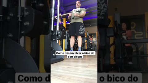 Faça este exercício se deseja desenvolver o pico do bíceps #shorts