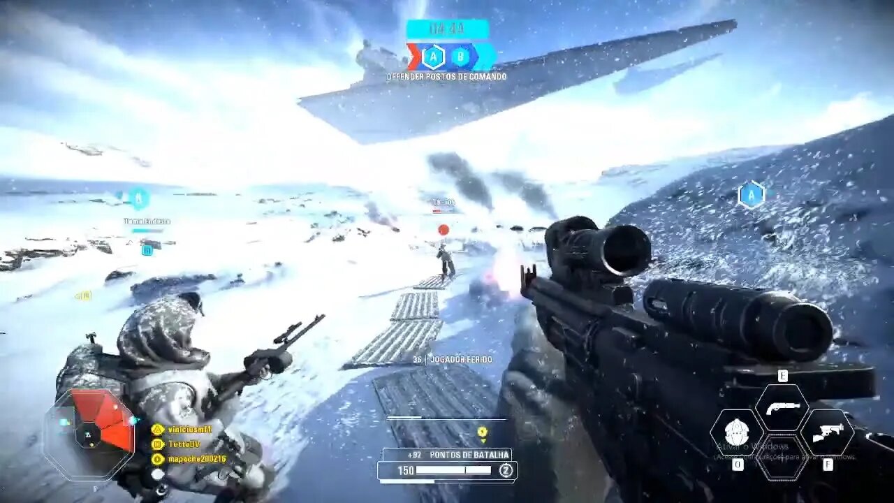 Minha primeira vez jogando essa OBRA DE ARTE - Star Wars Battlefront 2 (gameplay sem comentários)