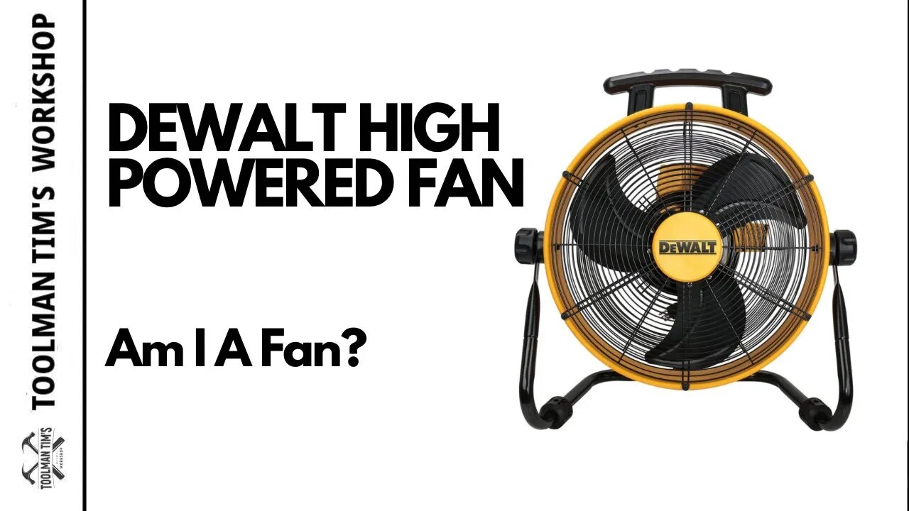 DEWALT JOBSITE FAN REVIEW CORDED - DXF1840 COSTCO