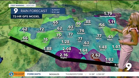 Daily storm chances, with a boost over the weekend