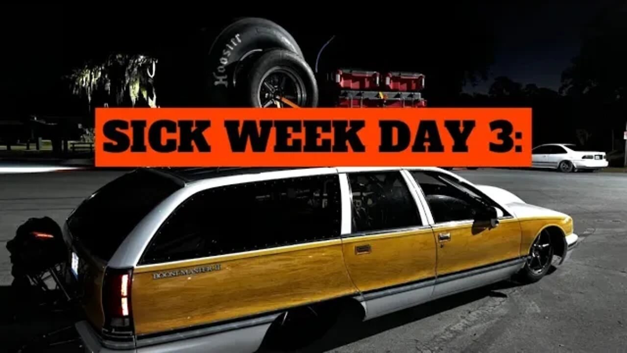 SICK WEEK DAY 3: Cold delays plus six second passes