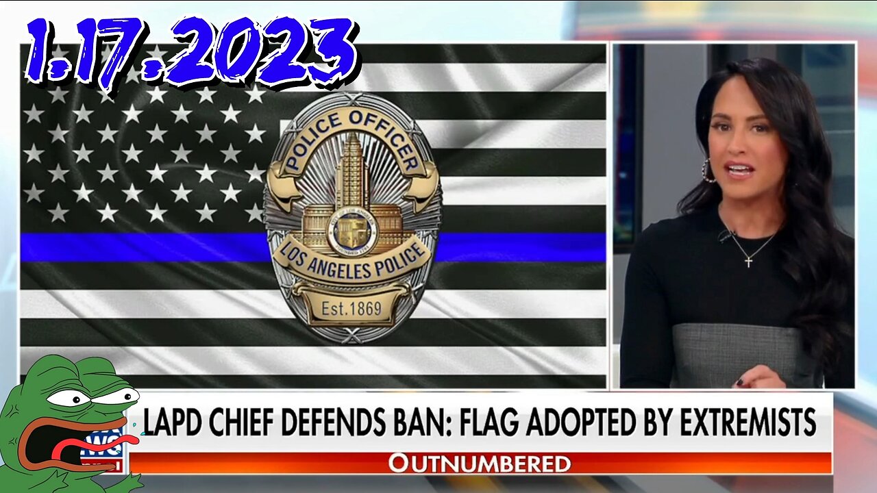 LAPD bans 'Thin Blue Line' flag, Claims It's Extremist