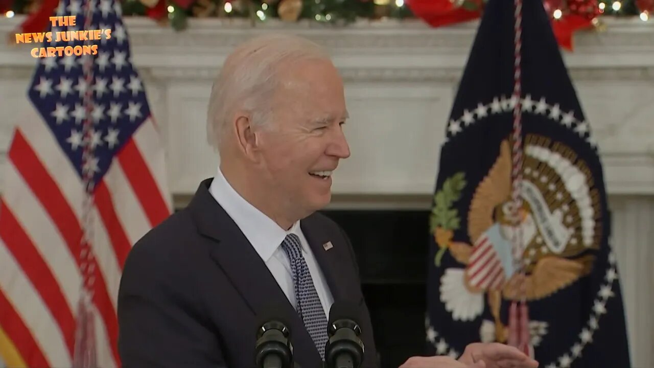 Biden thinks empty shelves across the country are funny.