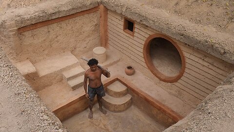Dig to build Underground House & Underground Swimming Pool