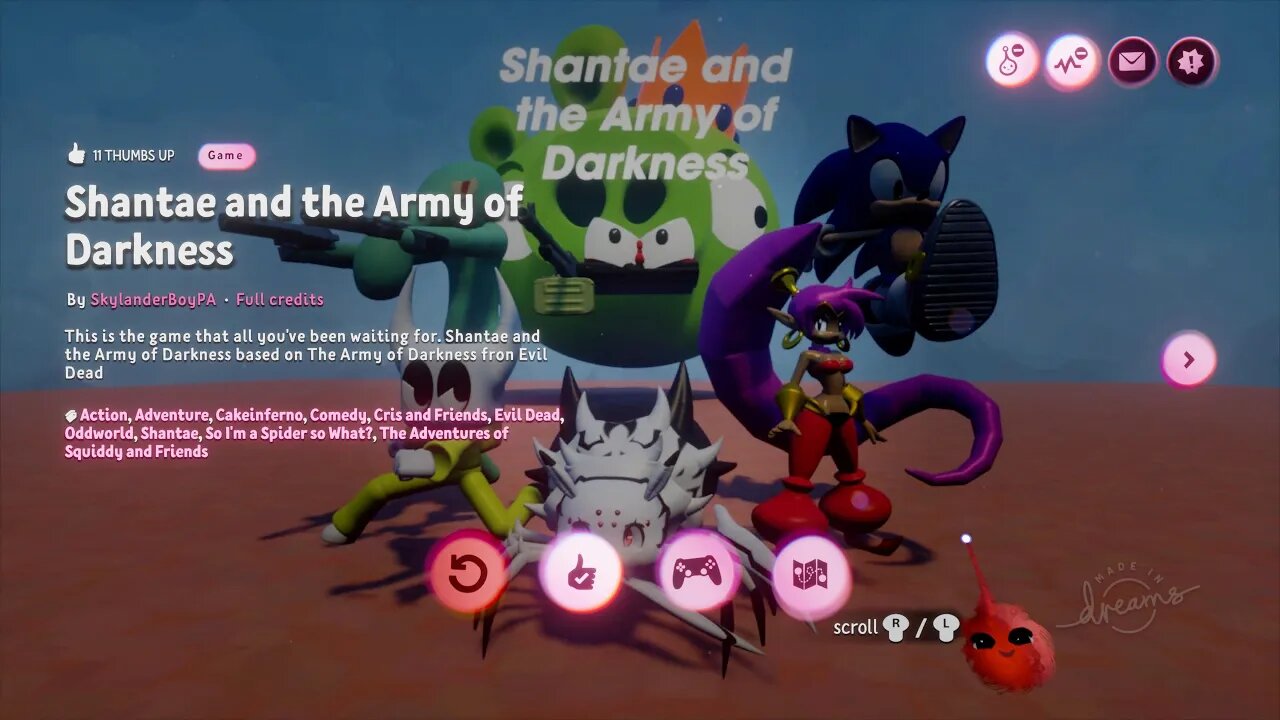 Shantae and the Army of Darkness (The very 1ST 3D Shantae game made in Dreams!) Part 2