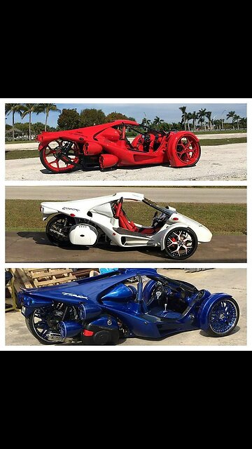 Trex motorcycles on Daytona beach in front of nascar track