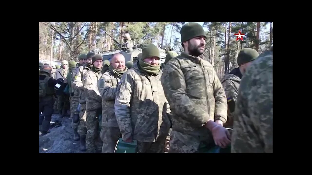 A group of Ukrainian soldiers surrendered from the command post in Nikolaevka