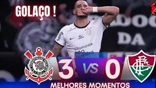 Corinthians 3 x 0 Fluminense - Melhores Momentos - Semi Final Copa do Brasil 2022