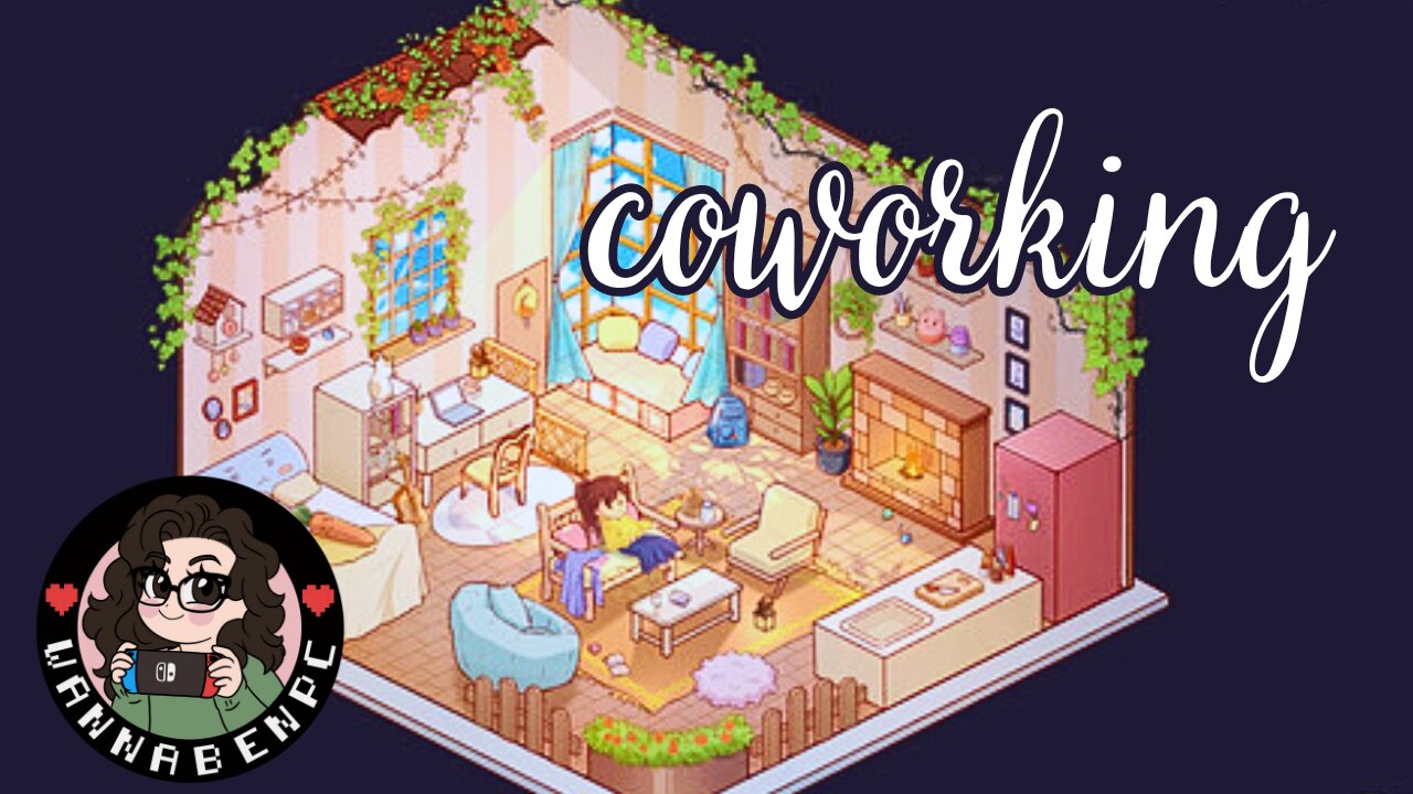 have a ✨cozy time✨ with me while coworking! 💻 Check out my Ko-Fi!