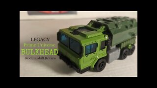 Transformers Legacy PRIME UNIVERSE BULKHEAD Voyager Figure ( Wave 1) - Rodimusbill Review