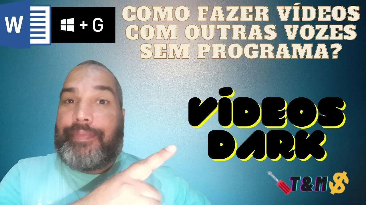 VÍDEOS DARK | COMO FAZER VÍDEO COM OUTRAS VOZES SEM PROGRAMA?