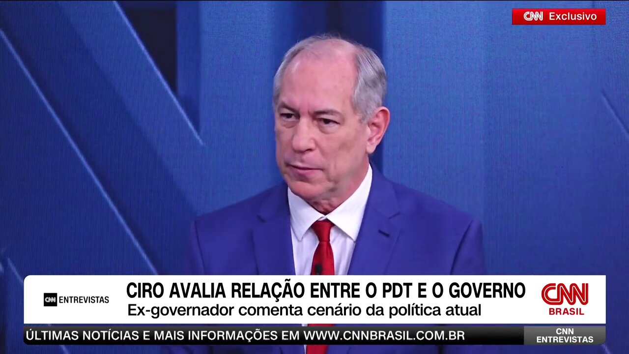 Ciro Gomes dá entrevista com polêmica à CNN