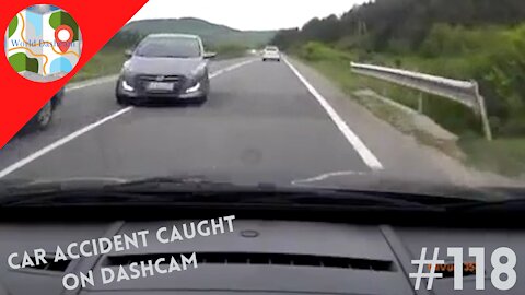 2 Cars Nearly Have An Accident In This Intense Eastern Europe Dashcam ~ Dashcam Clip Of The Day #118