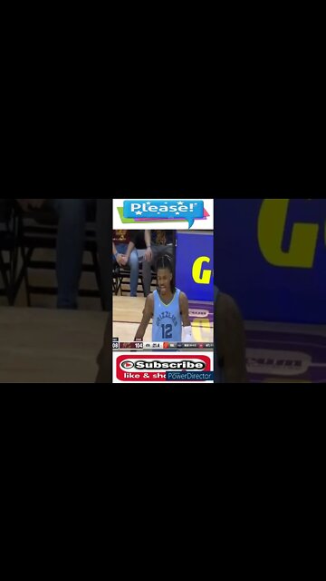 JA MORANTS NBA HIGHLIGHTS SHORTS 6