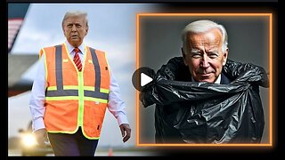 Biden Calls MAGA Voters Garbage & Threatens Trump, Trump campaigns in Trash Truck