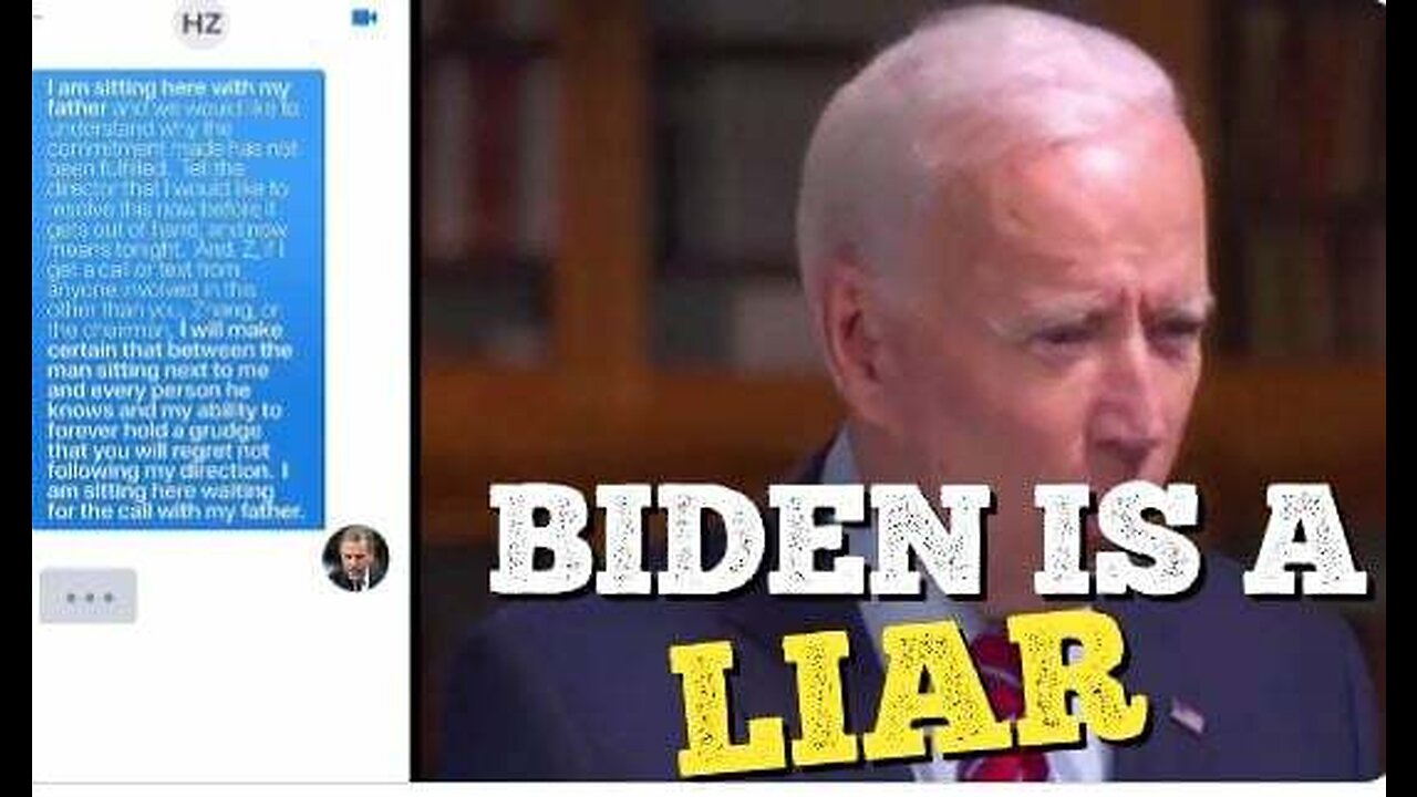 Bill reveals new information involving the Biden family corruption, media coverage of Donald Trump