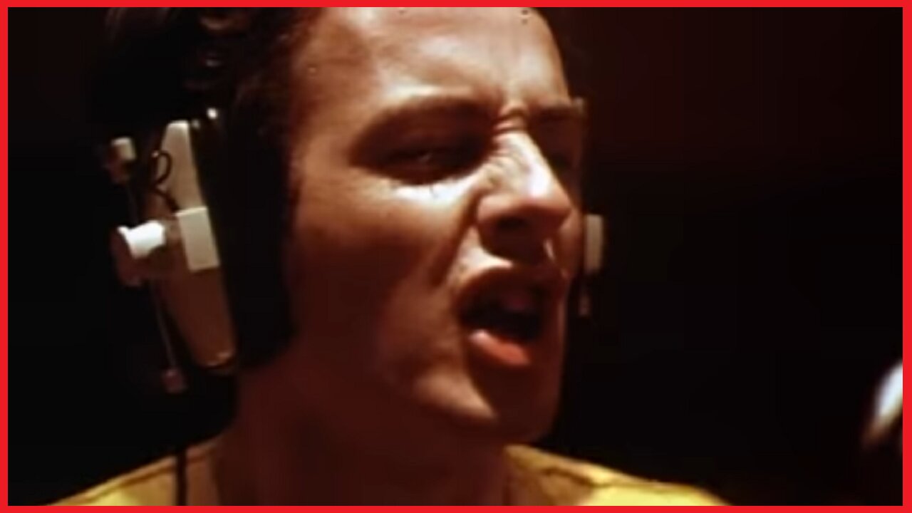 Joe Strummer singing 'All the Young Punks'.