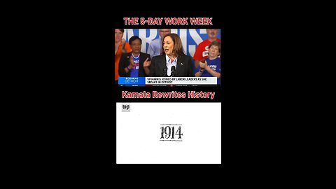 Kamala Harris rewrites history