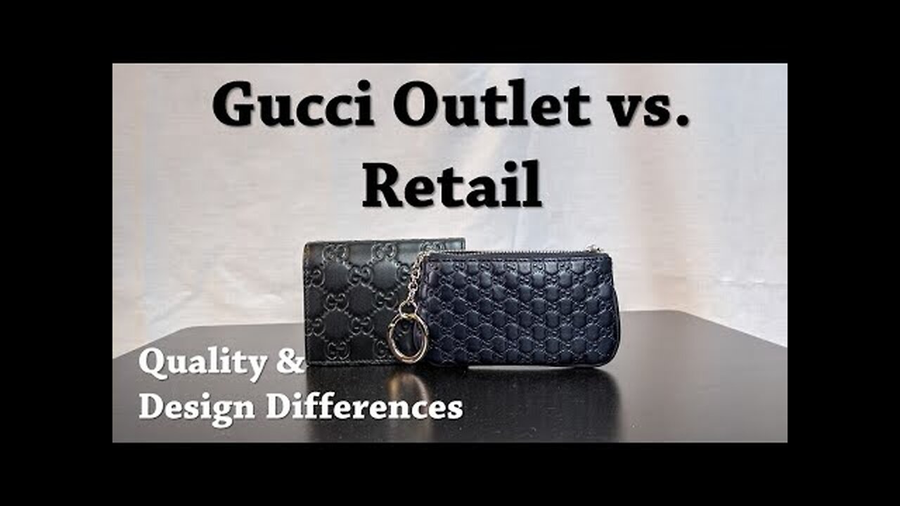 Gucci Outlet vs Gucci Retail - Quality and Design Differences Oogle at Luxury