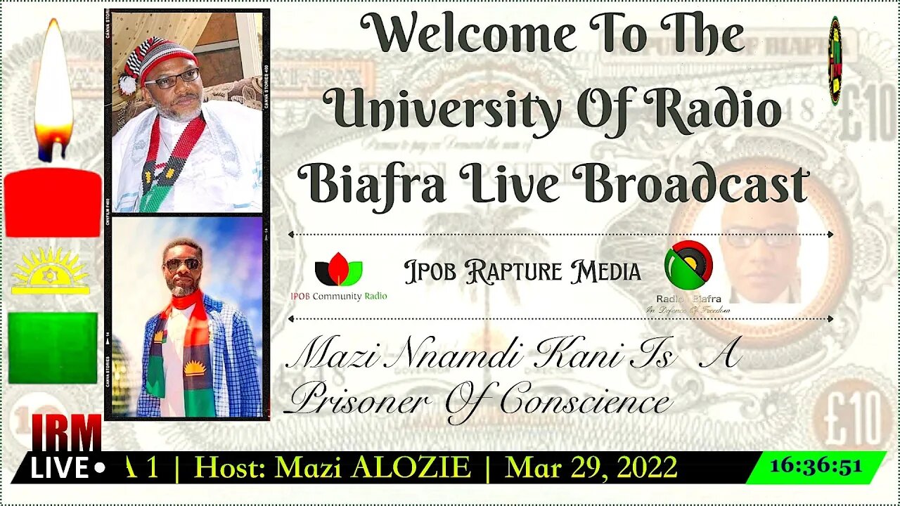 Welcome To The University Of Radio Biafra | USA 1 | Host: Mazi ALOZIE | Mar 29, 2022