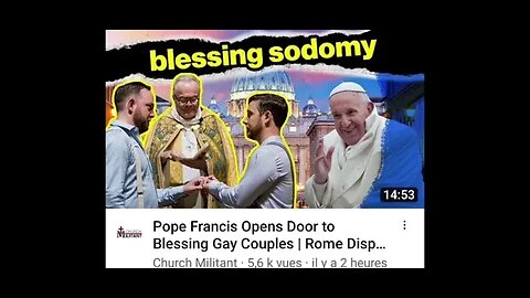 Bergoglio le Petit-Ami des Sodomites