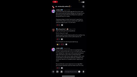 Female cousins of satan cockblock their spiritual male cousins from having dates is evil fake family