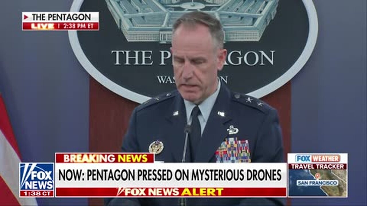 Pentagon confronted on mysterious drone sightings: We take all sightings seriously