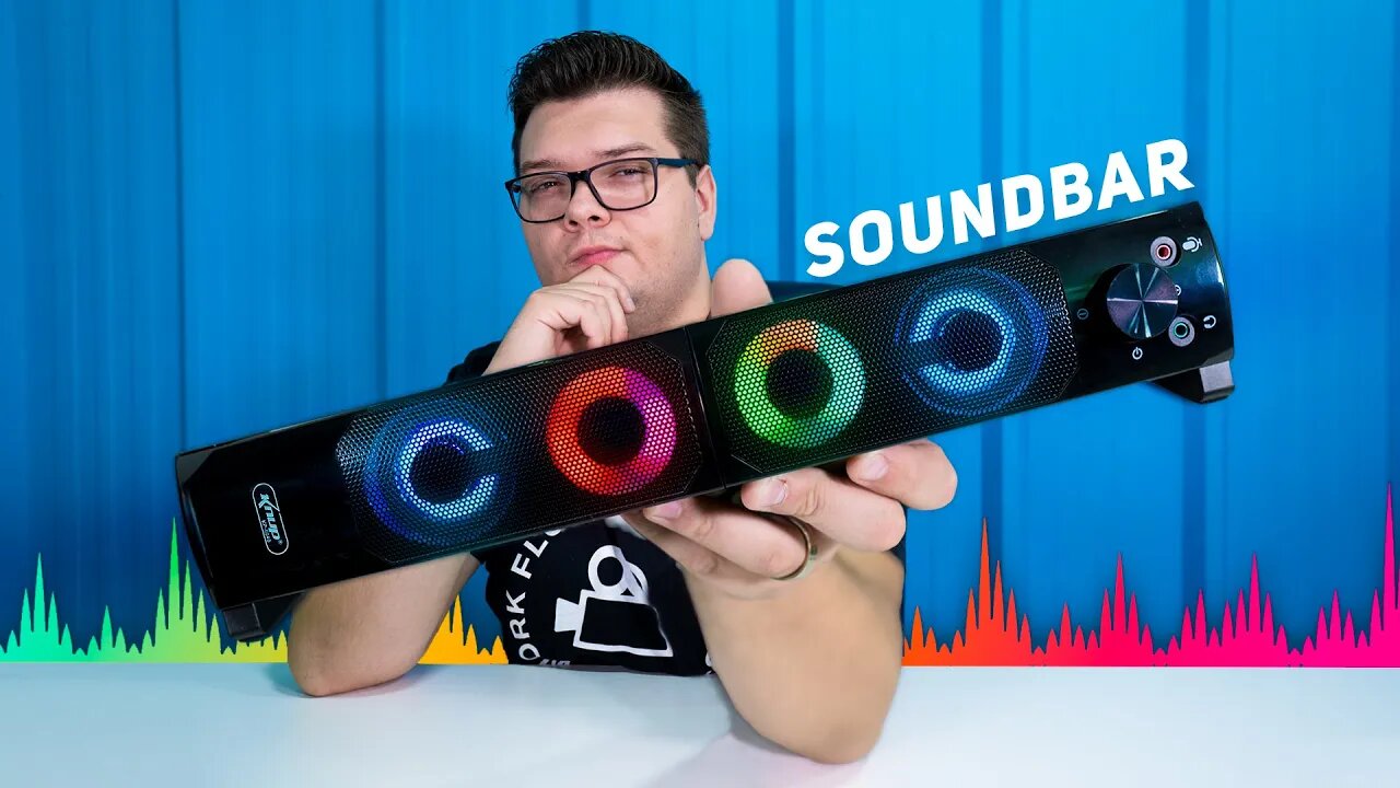 SOUNDBAR RGB GAMER para PC - KNUP KP-6040