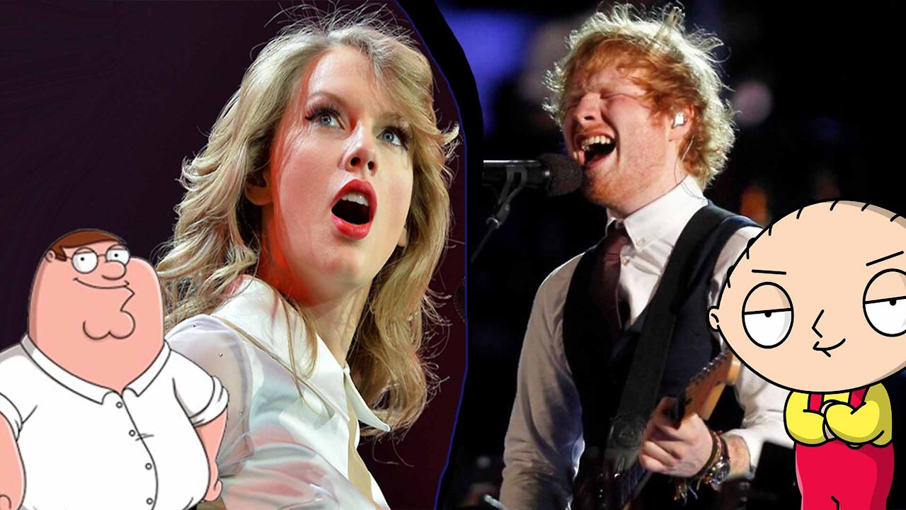 Ed Sheeran and Taylor Swift Everything Has Changed sung by Family Guy Characters