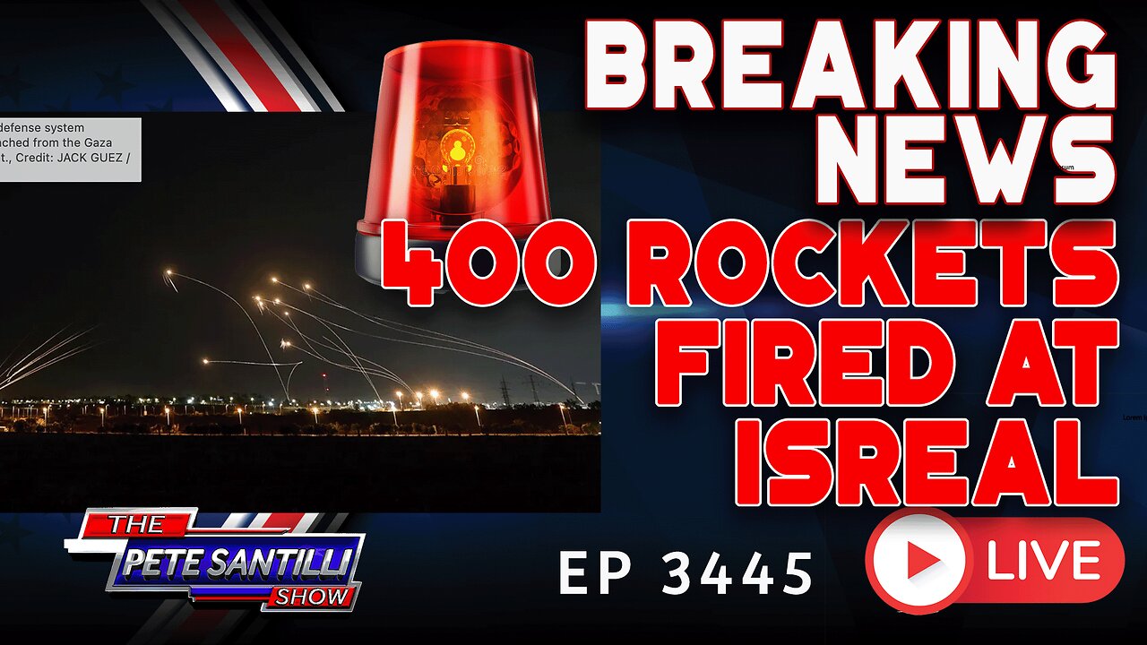 BREAKING NEWS! 400 ROCKETS FIRED AT ISRAEL | EP 3345-6PM