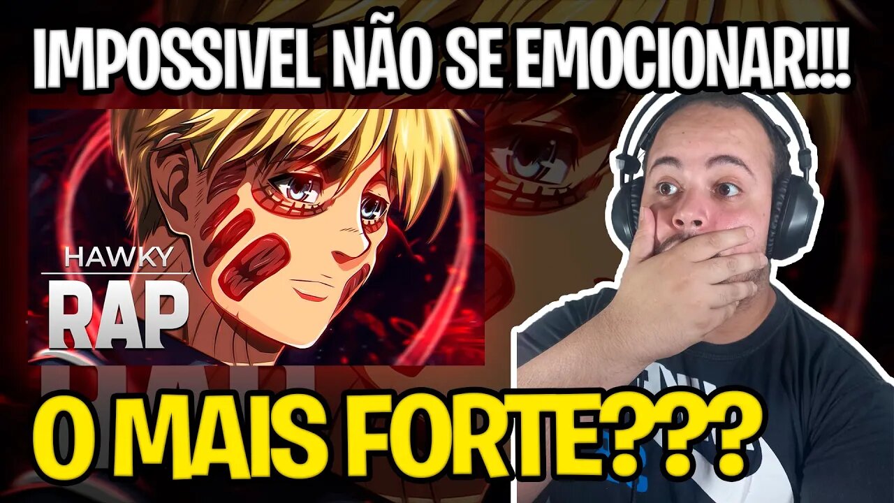 REACT O QUÃO CRUEL ESSE MUNDO ERA | Cinematic | Armin (Shingeki no Kyojin) | Hawky