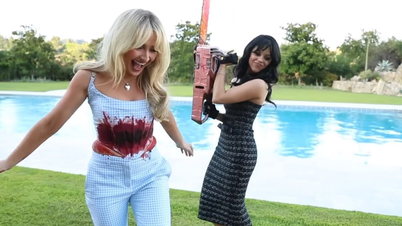 Sabrina Carpenter & Jenna Ortega create a bloodbath in ‘Taste’ music video