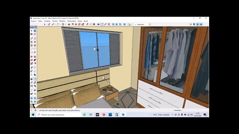 uma suit baixo custo en casa pequenatereno 7 por 20