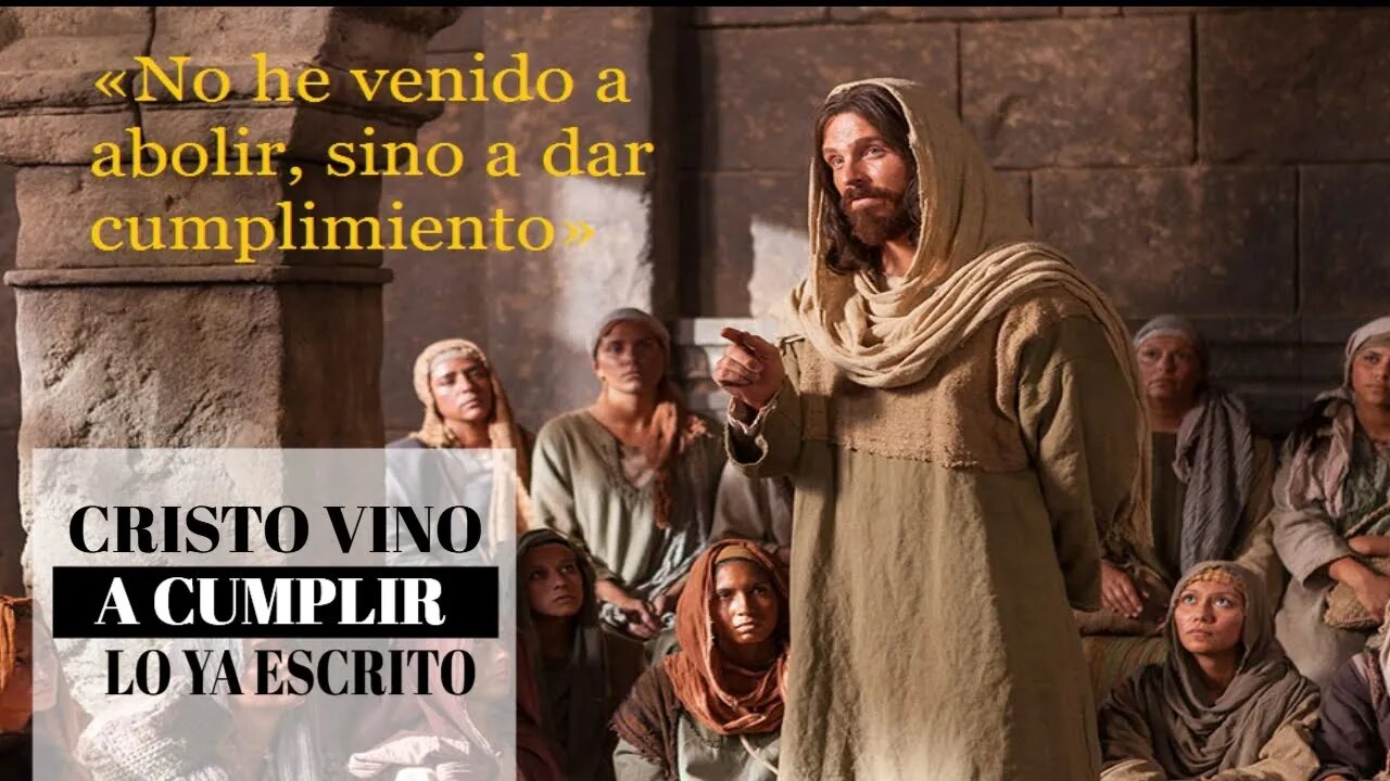 PREDICA: CRISTO VINO A CUMPLIR LO QUE YA ESTABA ESCRITO (lUCAS 22:37 )