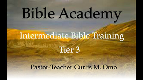 Intermediate Bible Study Lesson 9