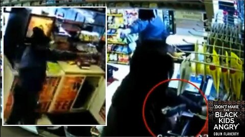 Colin Flaherty: Asian Shopkeeper Fights Back Against Black Armed Robber