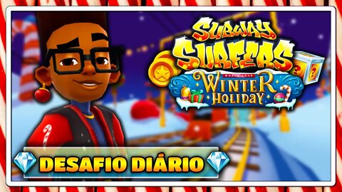 Subway Surfers Winter Holiday 2019 | Festive Fresh no Desafio Diário