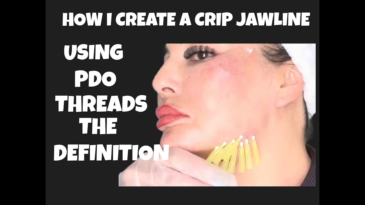 How I Create That Crisp Jawline Using PDO