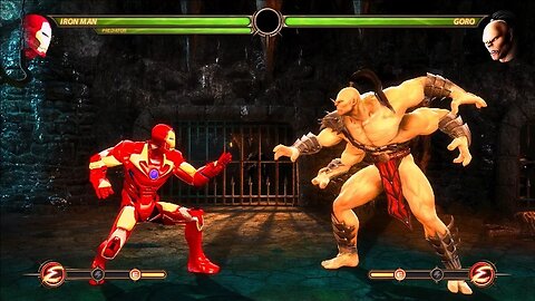 Iron Man And Predator Vs Goro - Mortal Kombat 9 Mod